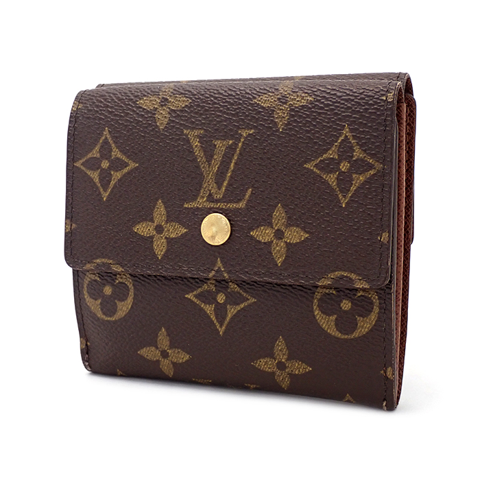 ルイヴィトン(Louis Vuitton) ポルトモネ ビエ カルト クレディ M61652 三つ折り財布 Wホック モノグラム ブラウン