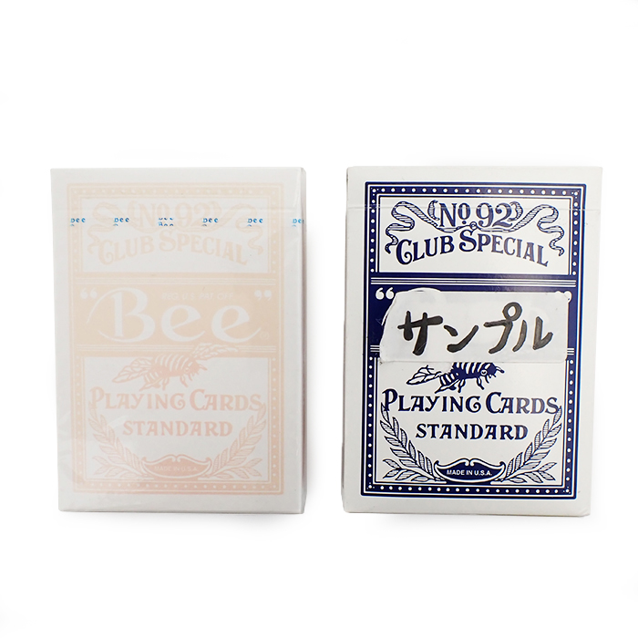ビー (Bee) PLAYING CARDS トランプ ポーカーサイズ No.92 新品未開封品 スタンダード BACK No67