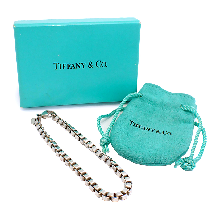 ティファニー(Tiffany & Co.) SV925 ベネチアン リンク ブレスレット シルバーカラー