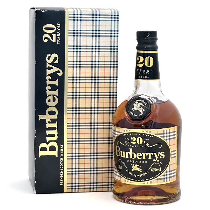 バーバリー 20年(BURBERRY 20YEARS OLD) ブレンデッド スコッチウイスキー 700ml 40%