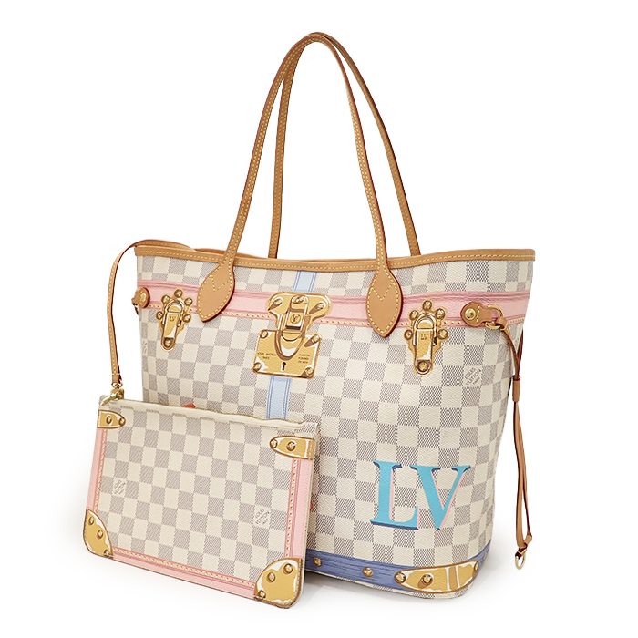 ルイヴィトン(Louis Vuitton) ネヴァーフルMM N41065 トートバッグ ダミエ サマートランク・コレクション