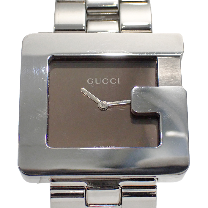 グッチ(GUCCI) 3600M メンズ腕時計 ステンレス ブラウン文字盤
