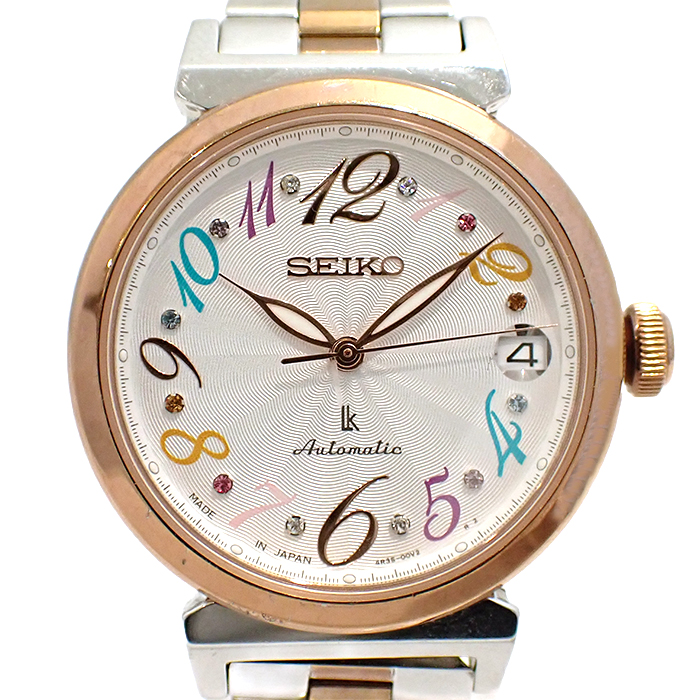 セイコー(SEIKO) ルキア LUKIA SSVM018 4R35-00J0 レディース腕時計 ステンレス 自動巻き 白文字盤